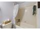 Clean bathroom with bathtub and shower at 805 Nelson Dr, Kissimmee, FL 34758