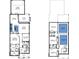 Detailed floor plan showcasing the layout of the home's first and second floors at 9982 Fiddley Aly, Orlando, FL 32827
