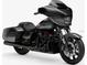 Gray Harley-Davidson Street Glide CVO motorcycle displaying its sleek design and powerful engine at 904 Main St, Windermere, FL 34786