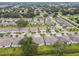 An expansive aerial shot of a residential community, showcasing numerous homes, greenery and pond view at 1862 Overcup Ave, Saint Cloud, FL 34771