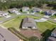Aerial view of single-Gathering home featuring lush lawn and cul-de-sac street at 16033 Barkly Ridge Ct, Winter Garden, FL 34787