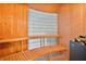 A wood sauna features wood benches, wood walls, and a sauna heater at 6324 Deacon Cir, Windermere, FL 34786