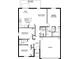 Detailed floor plan showcasing the layout of this home including 3 bedrooms and 2 bathrooms at 1608 Jefferson Dr, Mount Dora, FL 32757