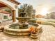 Ornate fountain in front of the community center at 886 Grazie Loop, Davenport, FL 33837
