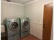 Functional laundry room equipped with washer and dryer units at 3336 Edgecliffe Dr, Orlando, FL 32806