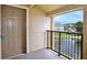 Private balcony overlooking a tranquil lake and community at 4105 Tropical Isle Blvd # 238, Kissimmee, FL 34741