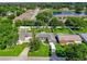 An aerial view showcasing a home's location in a residential neighborhood at 1713 Longleaf Dr, Saint Cloud, FL 34769