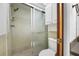 Small bathroom with a shower and toilet at 1713 Longleaf Dr, Saint Cloud, FL 34769