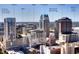 Panoramic aerial showcasing the downtown skyline, including Soliare, Plaza, and SunTrust at 155 S Court Ave # 2710, Orlando, FL 32801