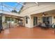 Spacious patio with gazebo and dining furniture at 4420 Hamlet Ct, Kissimmee, FL 34746