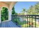 Private balcony overlooking lush landscaping and neighborhood at 8168 Via Bella Notte, Orlando, FL 32836