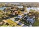 Aerial picture of a house near a lake in a residential neighborhood at 2142 Hainlin Ct, Deltona, FL 32738