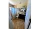 Clean bathroom showcasing a vanity with a marble countertop and a shower/tub combo at 10161 Culpepper Ct, Orlando, FL 32836