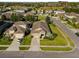 Aerial view showcasing the house's location and neighborhood at 8162 Lazy Bear Ln, Winter Park, FL 32792