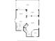 First floor plan highlighting the kitchen, living room, and dining area at 1278 Snug Harbor Dr, Casselberry, FL 32707