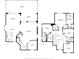 Detailed floor plan showcasing the layout of both floors at 1278 Snug Harbor Dr, Casselberry, FL 32707