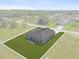 Aerial view of the backyard, which has a sprawling lawn at 4683 Sw 136Th St, Ocala, FL 34473