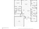 Floor plan illustrating the layout of the home including rooms and dimensions at 4683 Sw 136Th St, Ocala, FL 34473