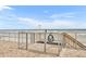 Convenient fenced dog wash area with hose and elevated grate at 4831 Saxon Dr # 2270, New Smyrna Beach, FL 32169