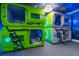Unique themed bedroom with bunk beds and custom Star Wars decor, perfect for children or themed enthusiasts at 1021 Fantasy Dr, Davenport, FL 33896