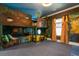 Unique bedroom featuring custom bunk beds, themed wall murals, and colorful decor, creating an imaginative space at 1021 Fantasy Dr, Davenport, FL 33896