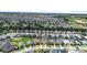An aerial perspective of a well-planned residential community with neatly arranged homes and landscaping at 503 Balmoral Dr, Davenport, FL 33896