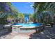Centennial Plaza features a circular fountain surrounded by lush landscaping at 501 N Dillard St, Winter Garden, FL 34787
