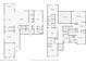 Detailed floor plan showcasing the layout of a two-story home with dimensions for each room at 3198 Sailing Pier Ave, Winter Garden, FL 34787