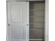 Organized closet with shelving and sliding doors at 1687 Kona Ln, Davenport, FL 33897