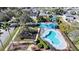 Community pool and playground aerial view at 13136 S Ashington Pointe Dr, Orlando, FL 32824