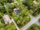 Aerial view of a home on a tree-lined street at 14315 Conifer Dr, Orlando, FL 32832