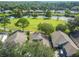 Serene aerial view of homes next to the pond and golf course at 1730 Stafford Springs Blvd, Mount Dora, FL 32757