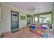 Relaxing screened porch with outdoor dining furniture at 2075 Genova Dr, Oviedo, FL 32765