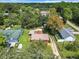 Aerial view of the house and surrounding area at 290 Valencia Rd, Debary, FL 32713