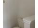 Compact and clean toilet area with a neatly painted wall providing a functional and tidy addition to the bathroom at 14460 Clarkson Dr, Orlando, FL 32828