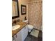 Bathroom with granite countertop vanity and shower/tub combo at 6147 Sunnyvale Dr, Orlando, FL 32822