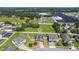 Aerial view of a residential home in a suburban neighborhood with ample green space at 556 Keyhold Loop, Apopka, FL 32712