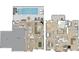 Detailed floor plan showcasing the home's layout, including the pool and five-car garage at 13016 Shady Retreat Loop, Clermont, FL 34711