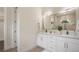 Elegant bathroom with double sink vanity and modern finishes at 1020 W Princeton St, Orlando, FL 32804