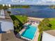 Community pool and lake view at 4113 Fairview Vista Pt # 212, Orlando, FL 32804