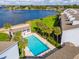 Community pool with lake view at 4113 Fairview Vista Pt # 212, Orlando, FL 32804