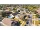 Aerial view of houses with pools in a quiet neighborhood at 7305 Grotto Ave, Orlando, FL 32812