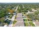 Aerial view of a new neighborhood with houses and lush green trees at 845 Land Ave, Longwood, FL 32750