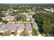 Aerial view of new homes in a quiet residential neighborhood at 845 Land Ave, Longwood, FL 32750