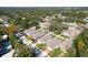 Aerial view of a new home community with surrounding trees at 845 Land Ave, Longwood, FL 32750