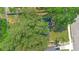 Aerial view showcasing a cozy home nestled under a canopy of mature trees at 3703 Pembrook Dr, Orlando, FL 32810