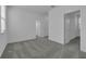 Spacious bedroom with grey carpet and access to other rooms at 344 Belmond Dr, Debary, FL 32713