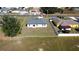 Aerial view of the property showing the backyard, new roof, and its location in a residential neighborhood at 6208 Sw 129Th St, Ocala, FL 34473