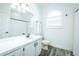 Clean bathroom with updated vanity, toilet, and shower at 496 Mile Post Ct, Lake Mary, FL 32746