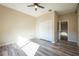 Spacious bedroom with double door closet and hardwood floors at 496 Mile Post Ct, Lake Mary, FL 32746